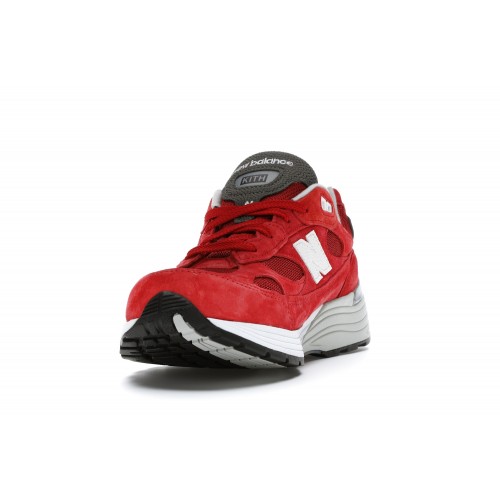 Кроссы New Balance 992 Kith Kithmas Red - мужская сетка размеров