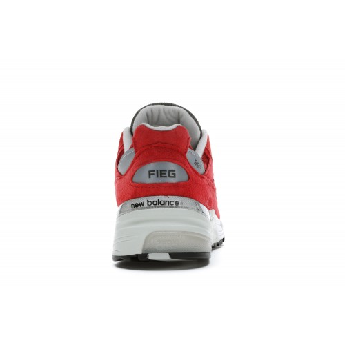 Кроссы New Balance 992 Kith Kithmas Red - мужская сетка размеров