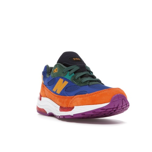 Кроссы New Balance 992 Multi-Color - мужская сетка размеров
