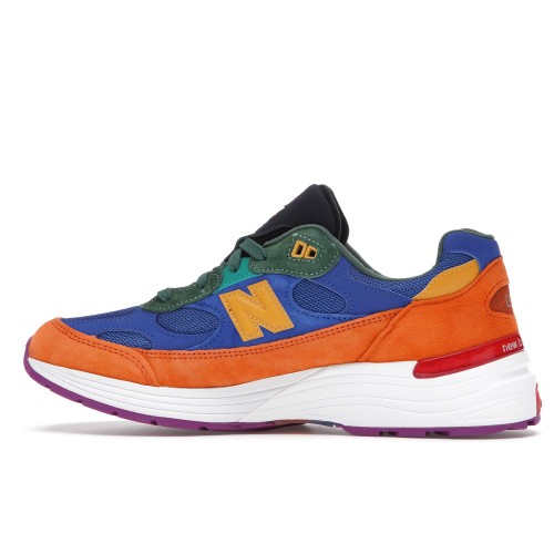 Кроссы New Balance 992 Multi-Color - мужская сетка размеров