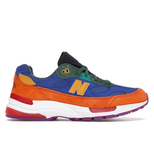 Кроссы New Balance 992 Multi-Color - мужская сетка размеров