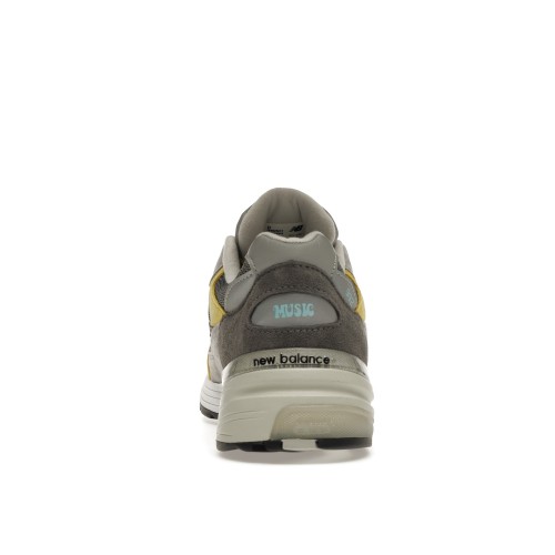 Кроссы New Balance 992 Nice Kicks Amoeba Music Grey - мужская сетка размеров