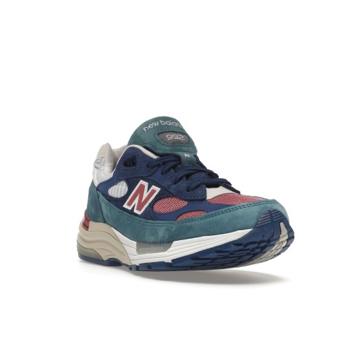 Кроссы New Balance 992 Blue Teal Rose - мужская сетка размеров