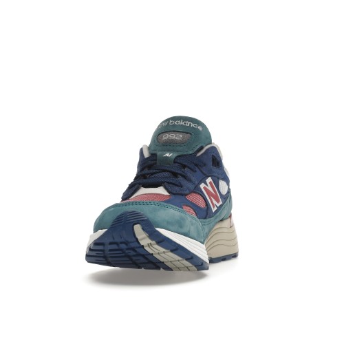 Кроссы New Balance 992 Blue Teal Rose - мужская сетка размеров