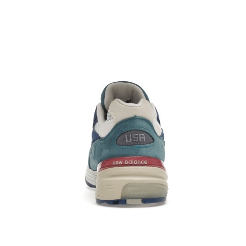 Кроссы New Balance 992 Blue Teal Rose - мужская сетка размеров