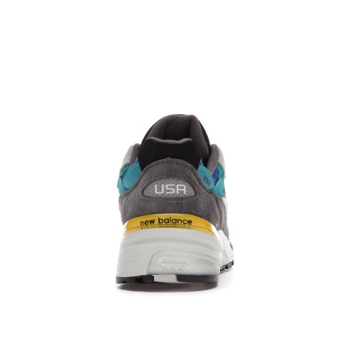 Кроссы New Balance 992 Colorblock - мужская сетка размеров