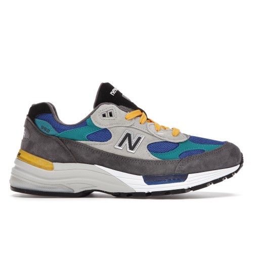 Кроссы New Balance 992 Colorblock - мужская сетка размеров