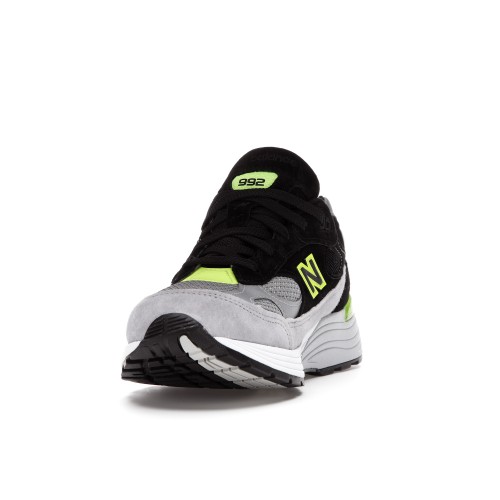 Кроссы New Balance 992 MiUSA Black Grey Volt - мужская сетка размеров