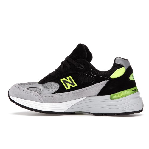 Кроссы New Balance 992 MiUSA Black Grey Volt - мужская сетка размеров