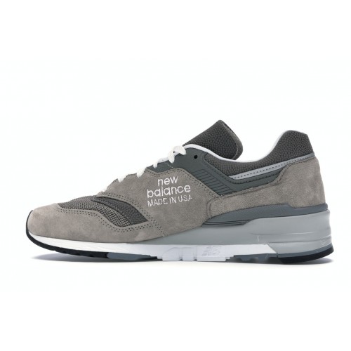 Кроссы New Balance 997 Grey Day Removed Logo (2019) - мужская сетка размеров