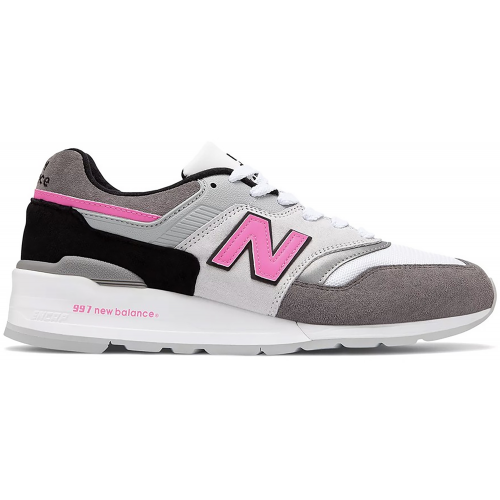 Кроссы New Balance 997 Grey Pink - мужская сетка размеров