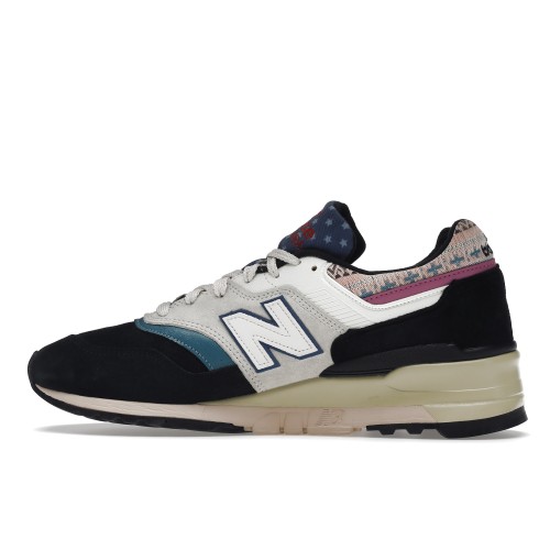 Кроссы New Balance 997 Black Beige - мужская сетка размеров