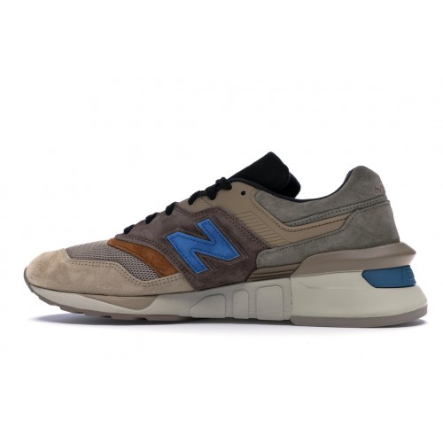 Кроссы New Balance 997S Fusion Kith x nonnative Brown Beige - мужская сетка размеров