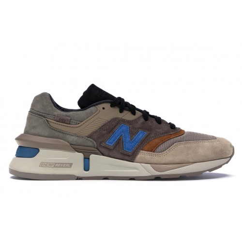 Кроссы New Balance 997S Fusion Kith x nonnative Brown Beige - мужская сетка размеров