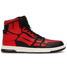 AMIRI Skel Top Hi Black Red White