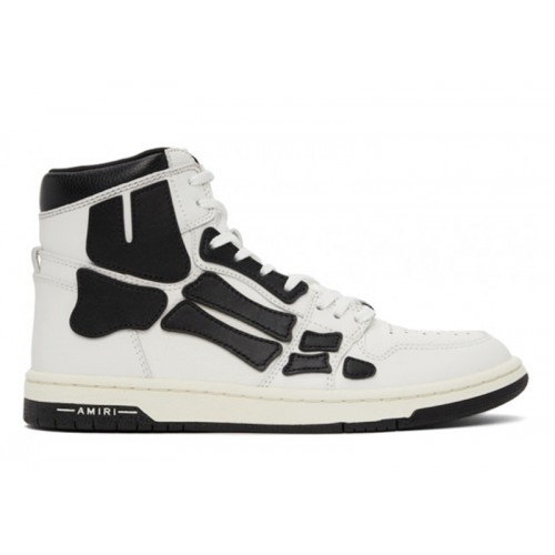 AMIRI Skel Top Hi White Black - мужская сетка размеров