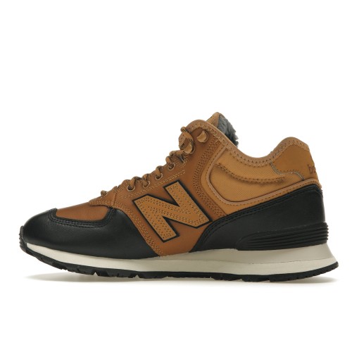 Кроссы New Balance MH574 Boot Workwear Black - мужская сетка размеров