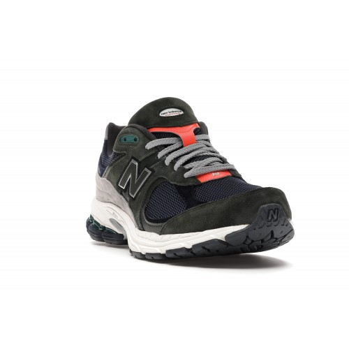 Кроссы New Balance 2002R Defense Green Natural Indigo - мужская сетка размеров