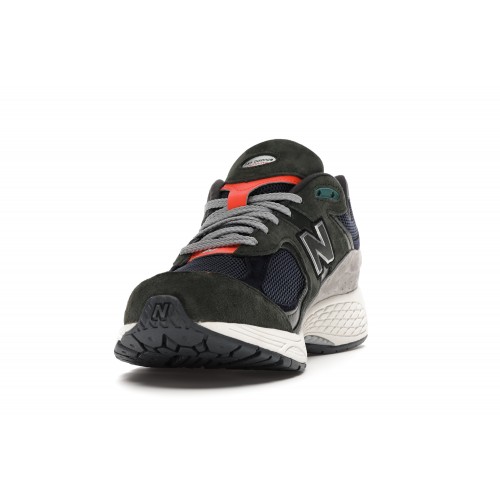 Кроссы New Balance 2002R Defense Green Natural Indigo - мужская сетка размеров