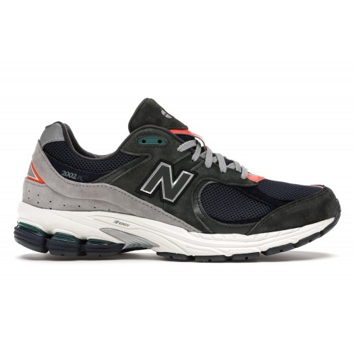 Кроссы New Balance 2002R Defense Green Natural Indigo - мужская сетка размеров