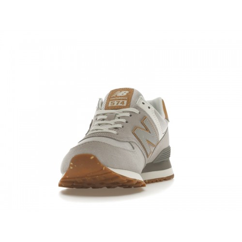 Кроссы New Balance 574 Rain Cloud Maple - мужская сетка размеров