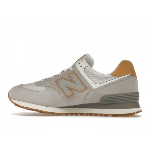 Кроссы New Balance 574 Rain Cloud Maple - мужская сетка размеров