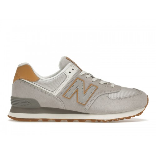 Кроссы New Balance 574 Rain Cloud Maple - мужская сетка размеров