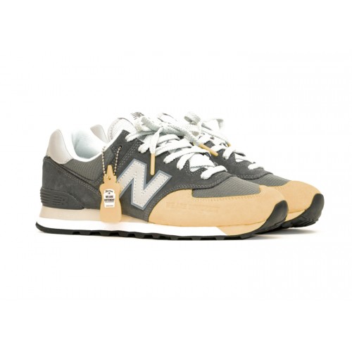 Кроссы New Balance 574 the Apartment Mustard Dip - мужская сетка размеров