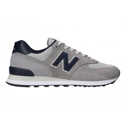 Кроссы New Balance 574 Dark Grey Dark Navy - мужская сетка размеров