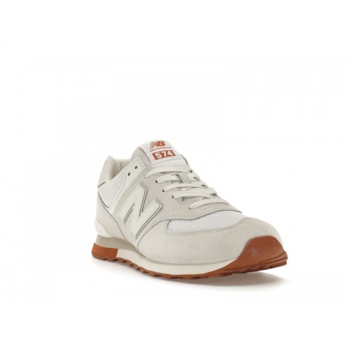 Кроссы New Balance 574 Sea Salt Rust - мужская сетка размеров