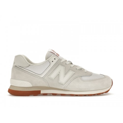 Кроссы New Balance 574 Sea Salt Rust - мужская сетка размеров