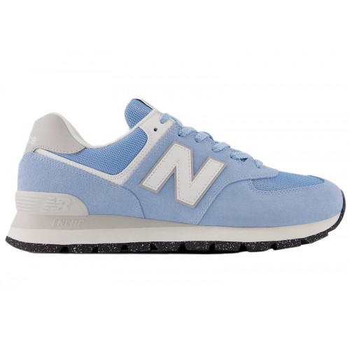 Кроссы New Balance 574 Rugged Blue White - мужская сетка размеров