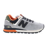 Кроссовки New Balance 574 Grey Black Orange
