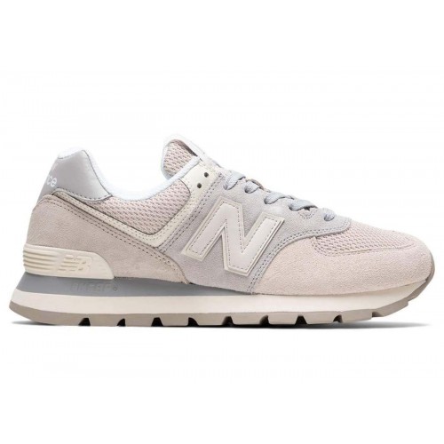 Кроссы New Balance 574 Timberwolf Rain Cloud - мужская сетка размеров