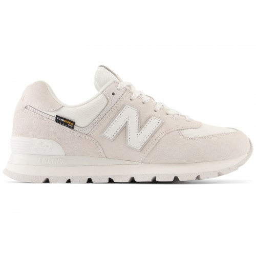 Кроссы New Balance 574 Rugged White Sea Salt - мужская сетка размеров