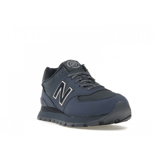 Кроссы New Balance 574 Cordura Rugged Grey Black Navy - мужская сетка размеров