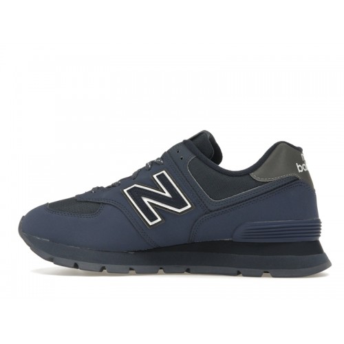 Кроссы New Balance 574 Cordura Rugged Grey Black Navy - мужская сетка размеров