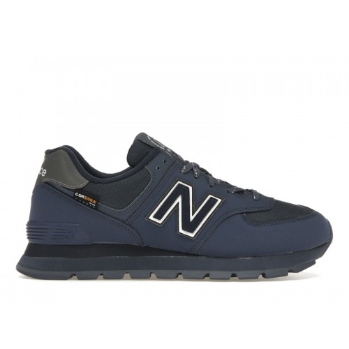 Кроссы New Balance 574 Cordura Rugged Grey Black Navy - мужская сетка размеров