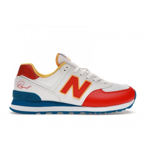 Кроссы New Balance 574 Davids Sunflower Seeds - мужская сетка размеров