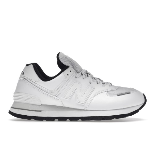 Кроссы New Balance 574 Rugged White - мужская сетка размеров