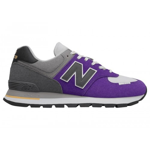 Кроссы New Balance 574 Rugged Prism Purple Marblehead - мужская сетка размеров