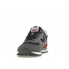 Кроссовки New Balance 574 Grey Navy Red