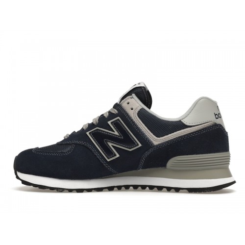 Кроссы New Balance 574 Classic Navy - мужская сетка размеров