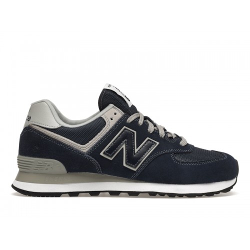 Кроссы New Balance 574 Classic Navy - мужская сетка размеров