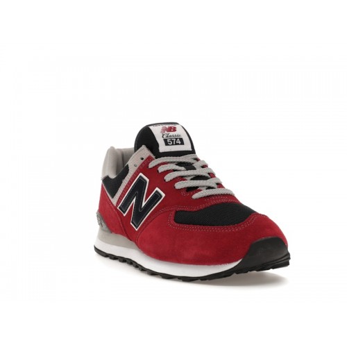 Кроссы New Balance 574 Red Navy - мужская сетка размеров