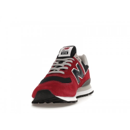 Кроссы New Balance 574 Red Navy - мужская сетка размеров