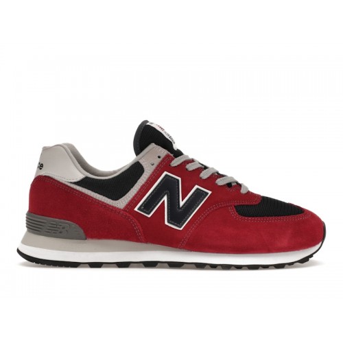 Кроссы New Balance 574 Red Navy - мужская сетка размеров