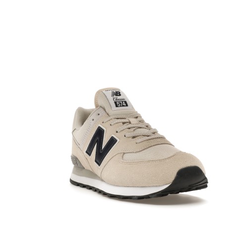 Кроссы New Balance 574 Tan Navy - мужская сетка размеров