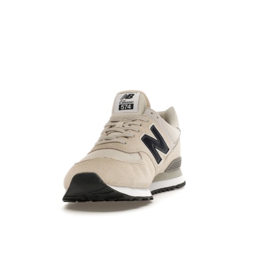 Кроссы New Balance 574 Tan Navy - мужская сетка размеров