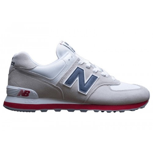 Кроссы New Balance 574 Core Plus Grey Nimbus Cloud - мужская сетка размеров